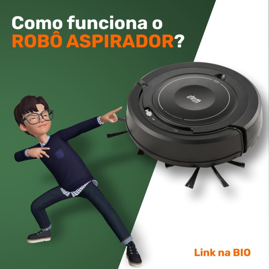 robo aspirador, pano, varre,